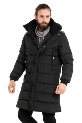 CM213 Knee Length Men's Puffer Coat