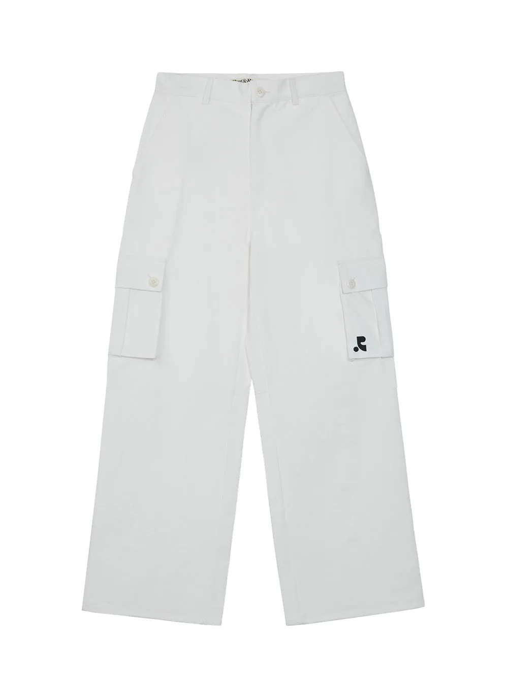 Cotton Cargo Pants (White)