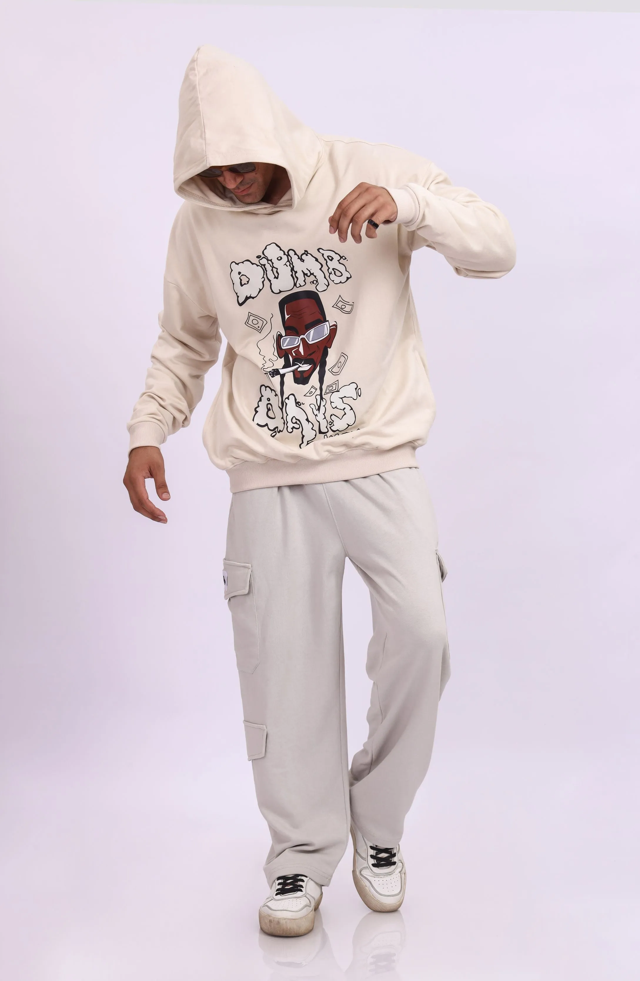 DUMB DAYS OVERSIZED HOODIE