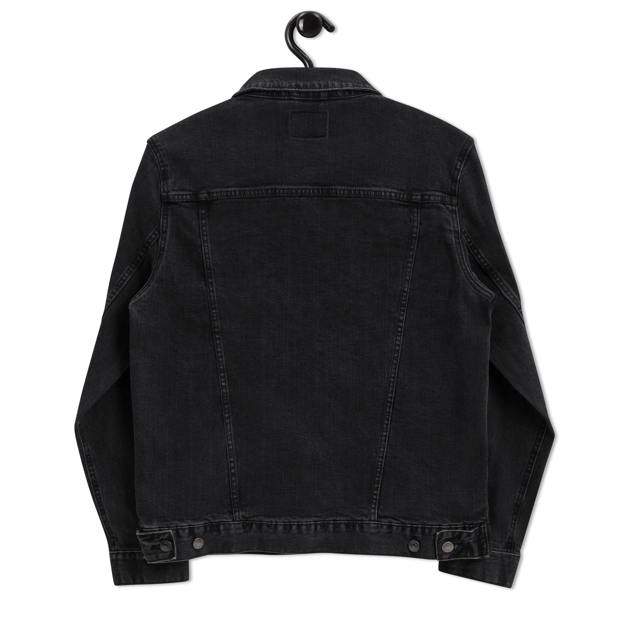EGYPT Unisex Denim Jacket (Black)
