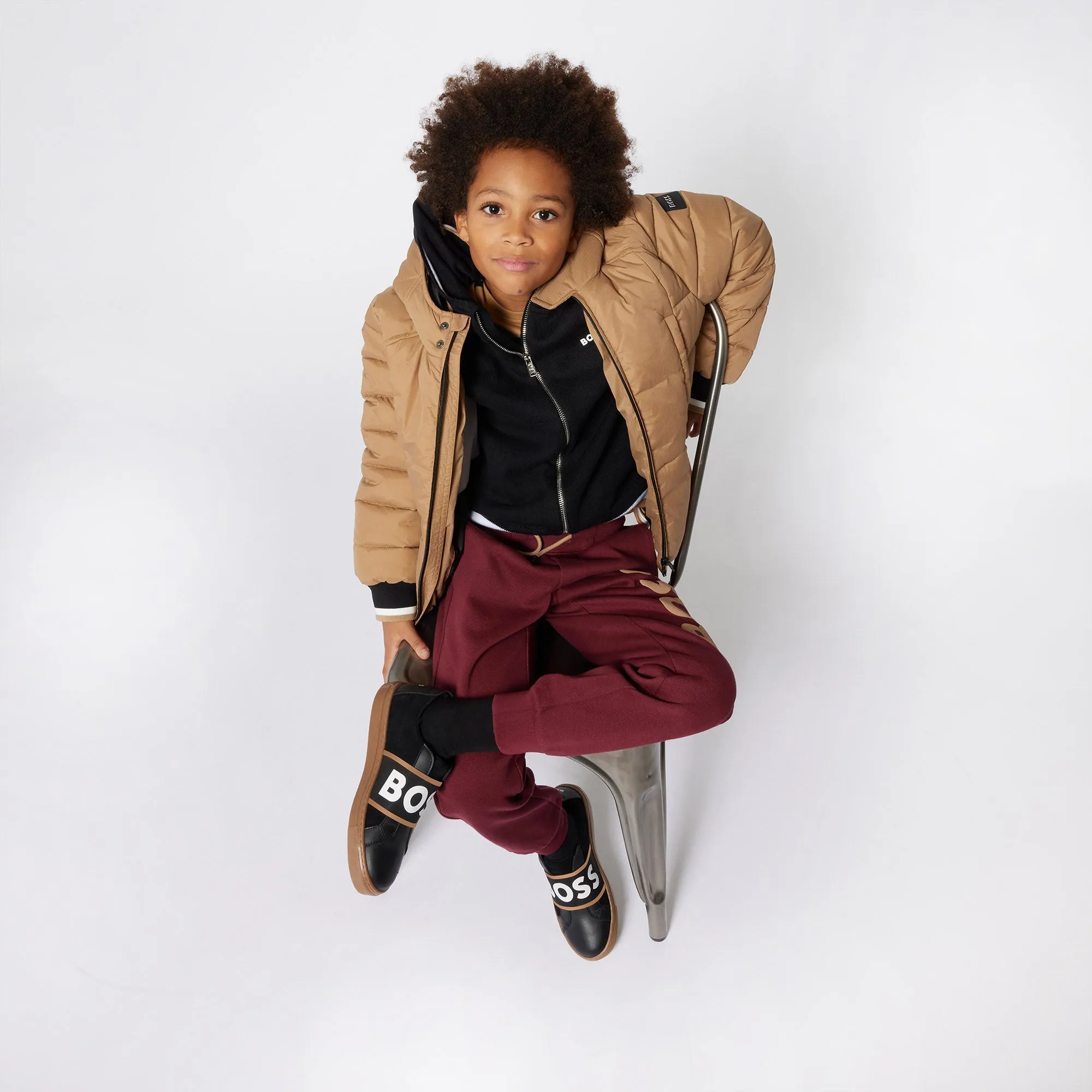 Hugo Boss Boy's Cookie Hooded Puffer Jacket
