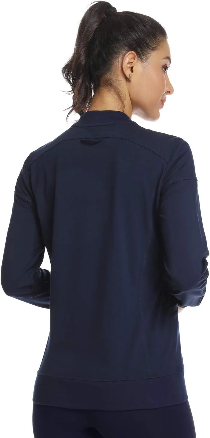 JEYONG Women's Zip Front Warm-Up Jacket