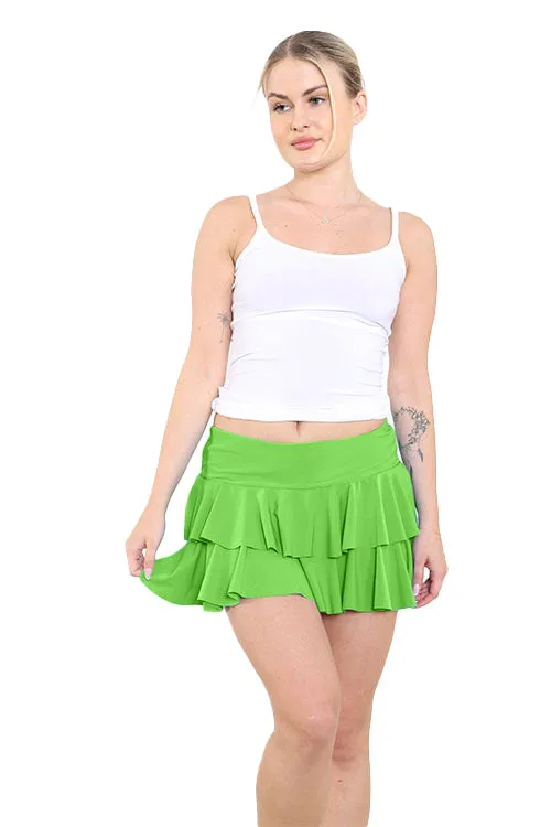 Ladies Fancy Dress Rara Mini Short Skirt