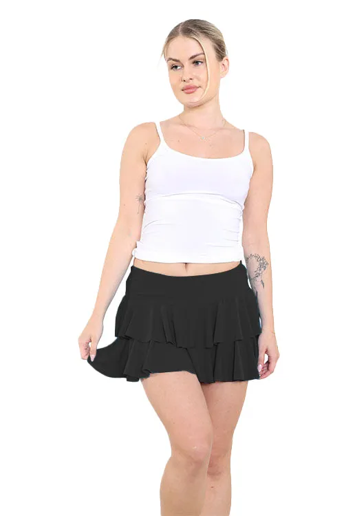 Ladies Fancy Dress Rara Mini Short Skirt