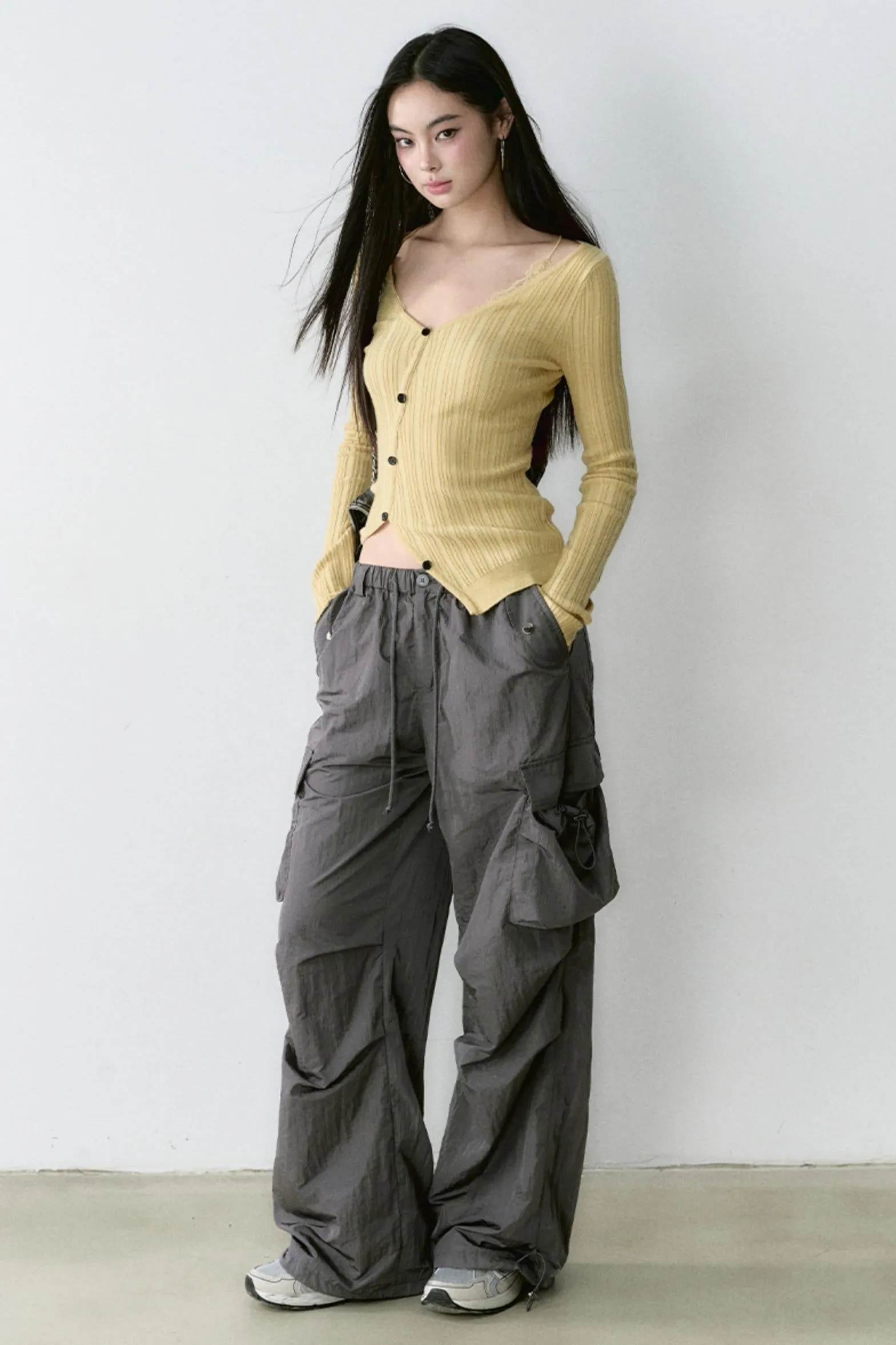 Large Pocket Loose Fit Cargo Pants