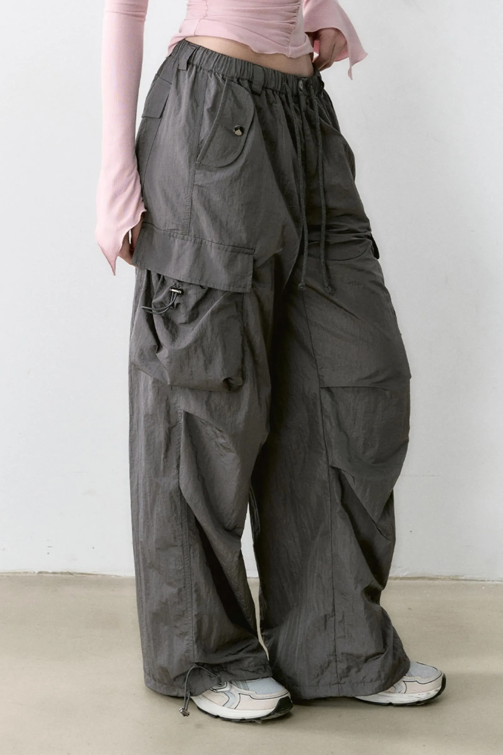 Large Pocket Loose Fit Cargo Pants
