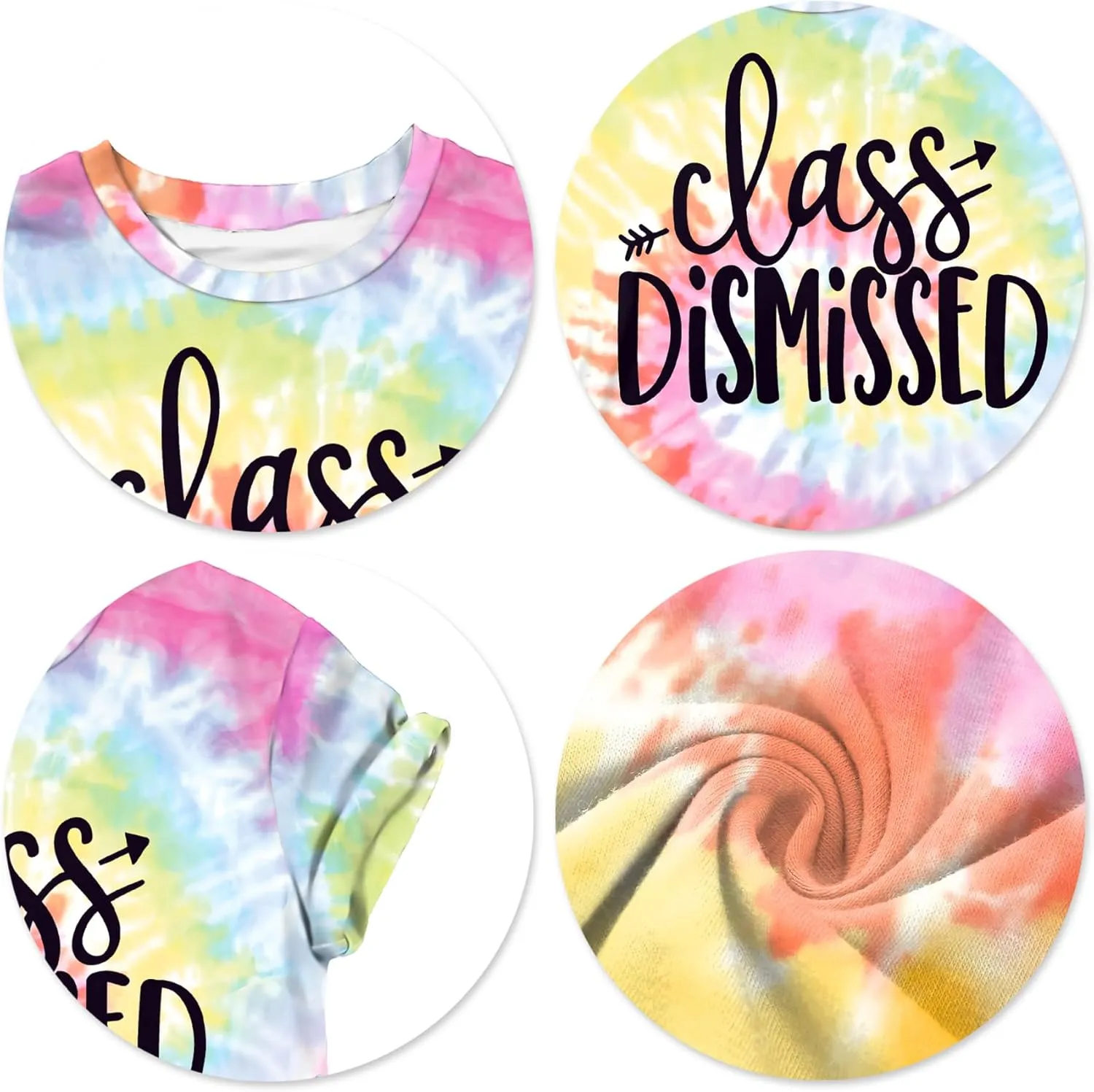 Last Day of School Teacher Shirt School Graduation Tee Teach Letter Print T Shirt Teacher Summer Holiday Tops