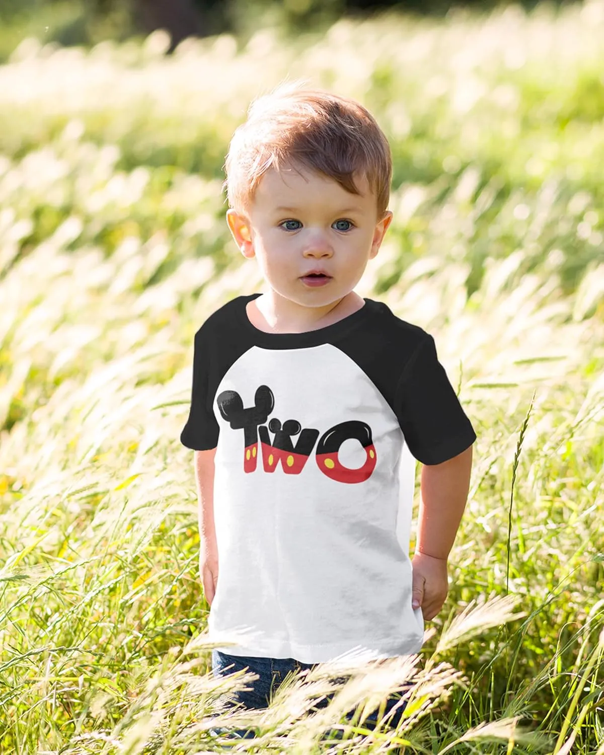 Luke and Lulu 2nd Birthday Shirt Boy - Mouse Themed Short Sleeve Birthday Boy Shirt 2 - Premium 2nd Outfit - Two