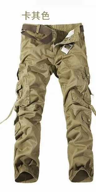 Men's Tactical Multi-Pocket Cargo Pants - Loose Fit