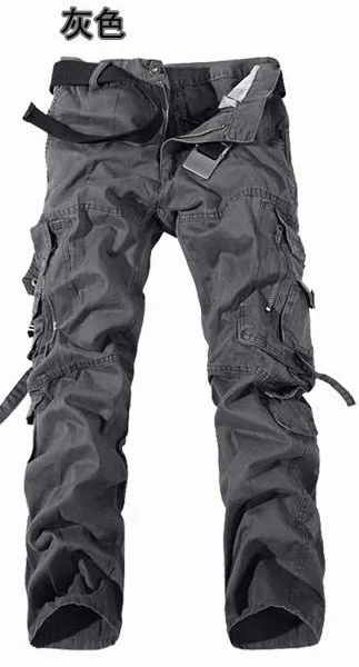 Men's Tactical Multi-Pocket Cargo Pants - Loose Fit