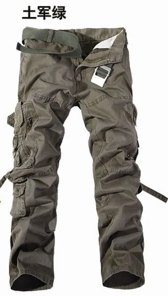Men's Tactical Multi-Pocket Cargo Pants - Loose Fit