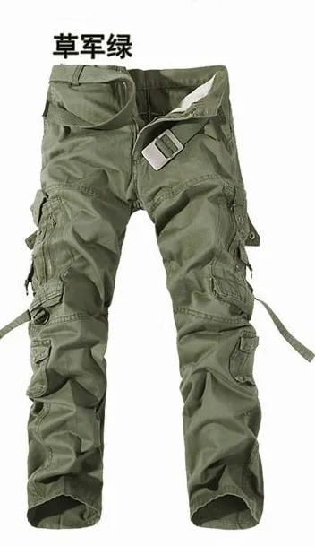 Men's Tactical Multi-Pocket Cargo Pants - Loose Fit