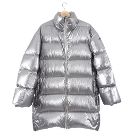 Moncler x Rick Owens Cyclopic Silver Down Puffer Coat - USA M