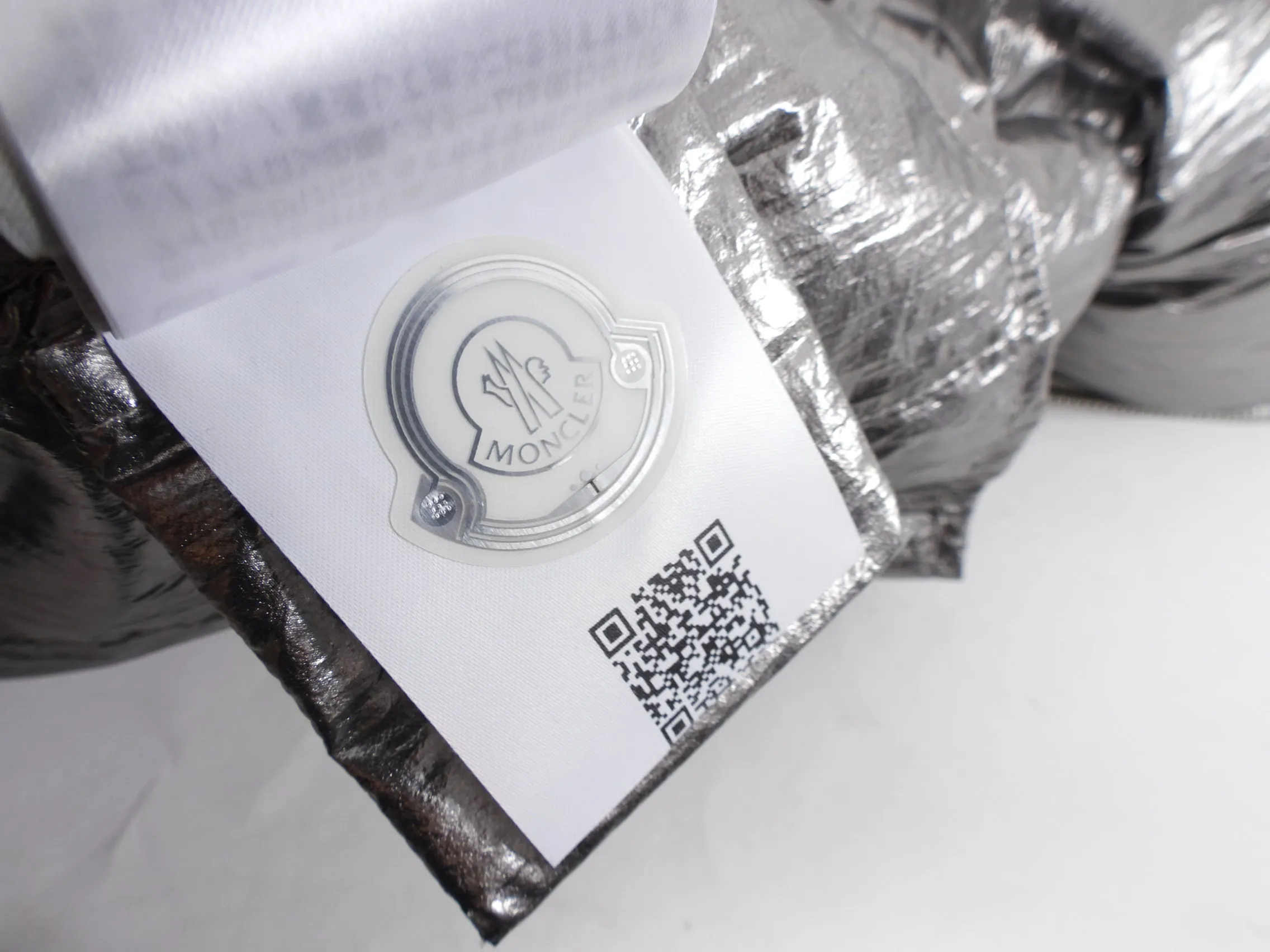 Moncler x Rick Owens Cyclopic Silver Down Puffer Coat - USA M