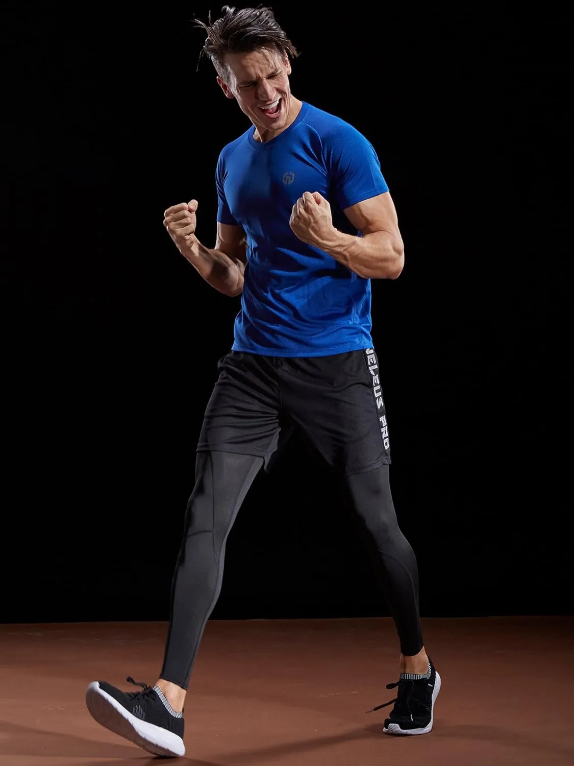 NELEUS Men's Dry Fit Mesh Athletic Shirts