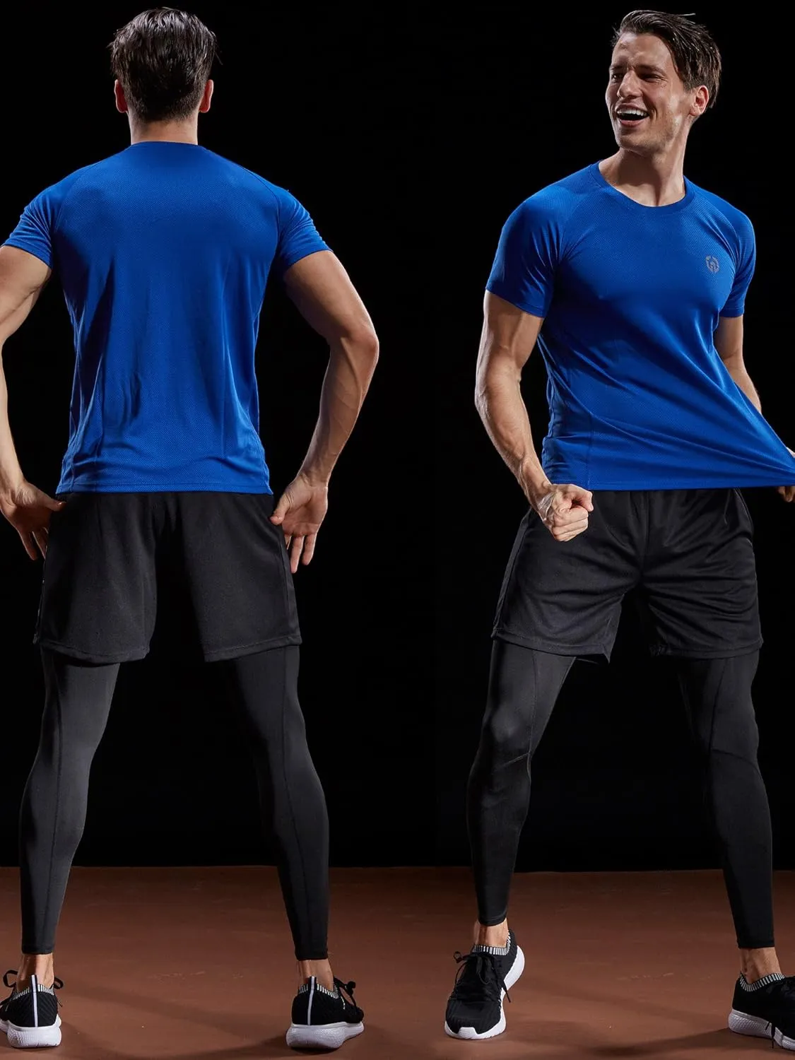 NELEUS Men's Dry Fit Mesh Athletic Shirts