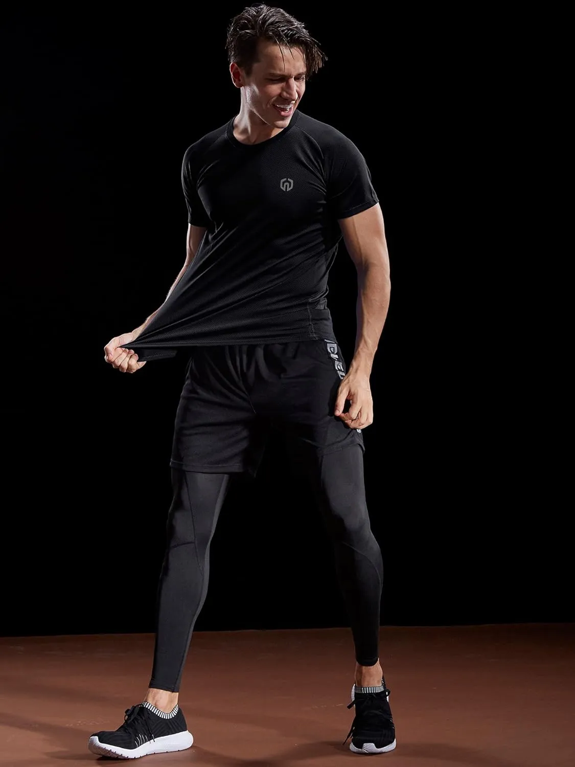 NELEUS Men's Dry Fit Mesh Athletic Shirts