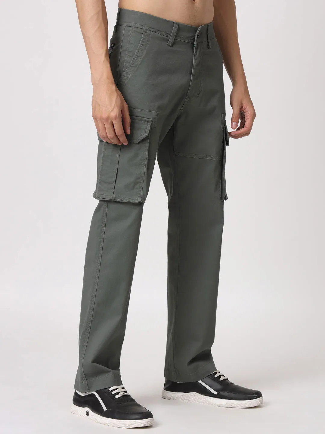 New straight olive cargo