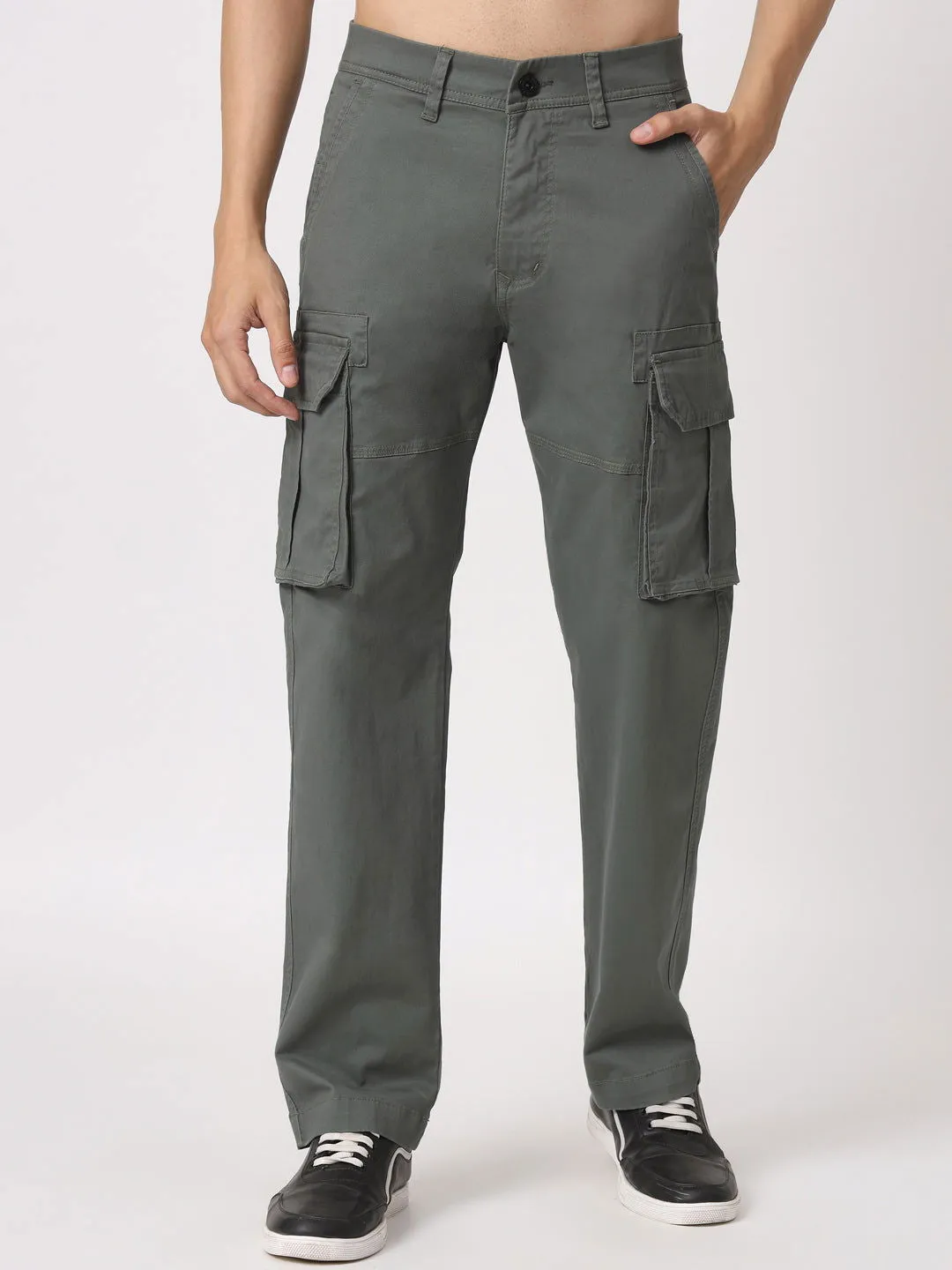 New straight olive cargo