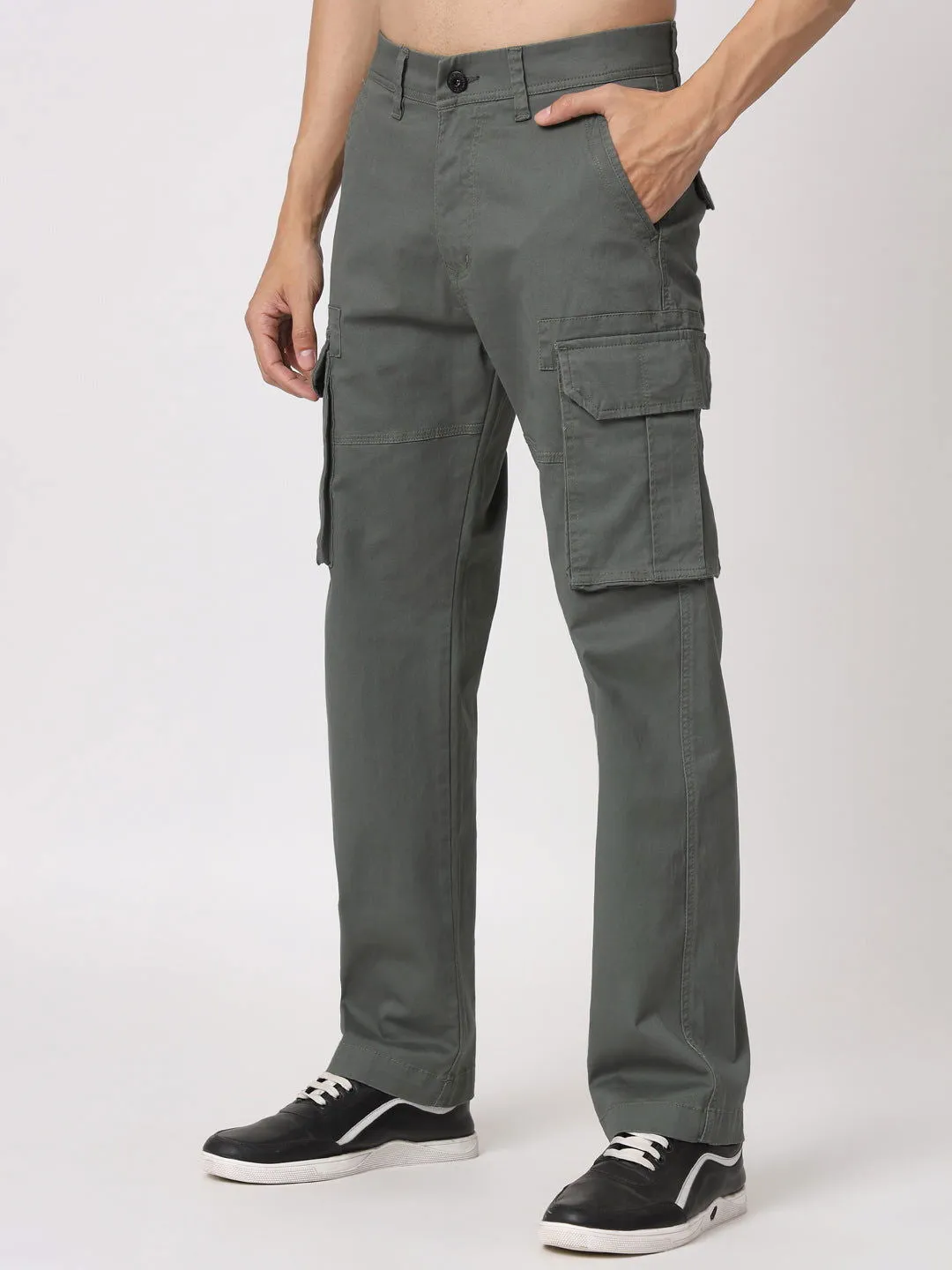 New straight olive cargo