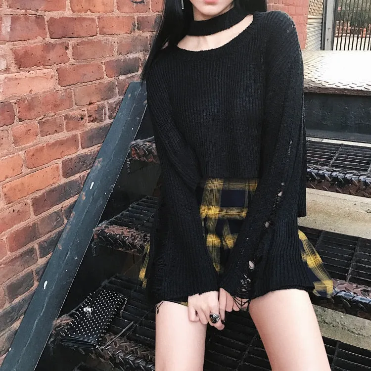 Punk Pleated Mini Skirt