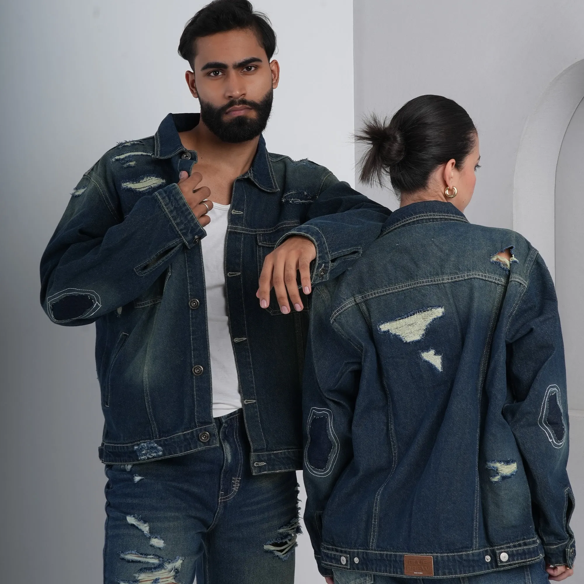 RIP AND REPAIR DENIM JACKET
