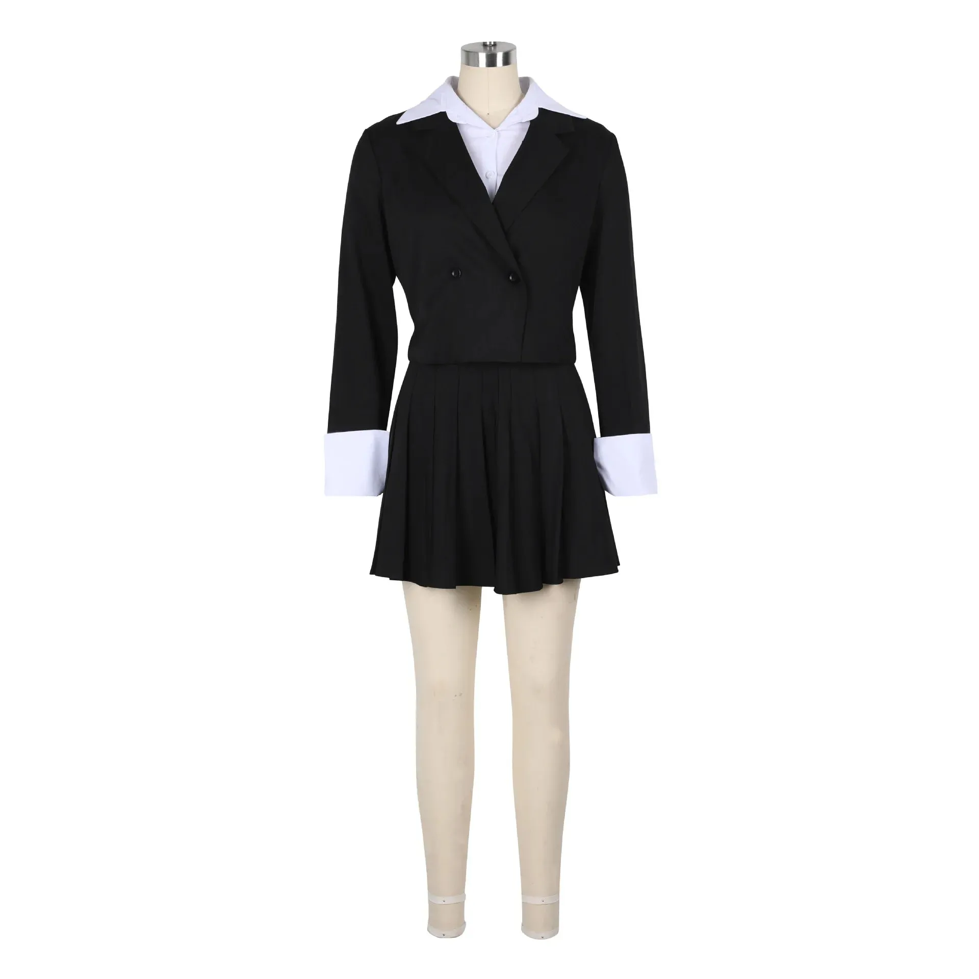 Schools Out Pleated Skirt Two Piece Set