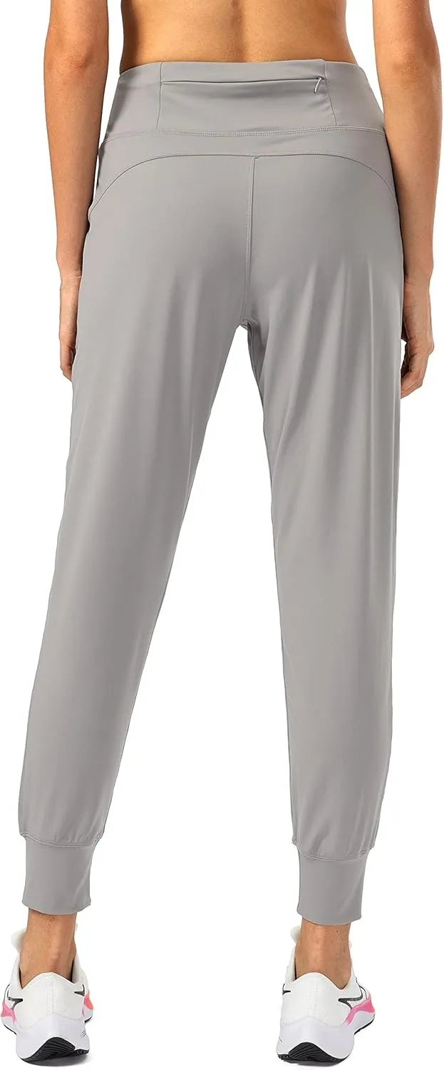 Soothfeel Women's Joggers with Zipper Pockets High Waisted Athletic Workout Yoga Pants Joggers for Women