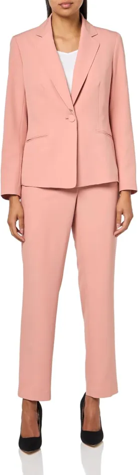 Women's Petite Blazer & Pant, 2pc Set