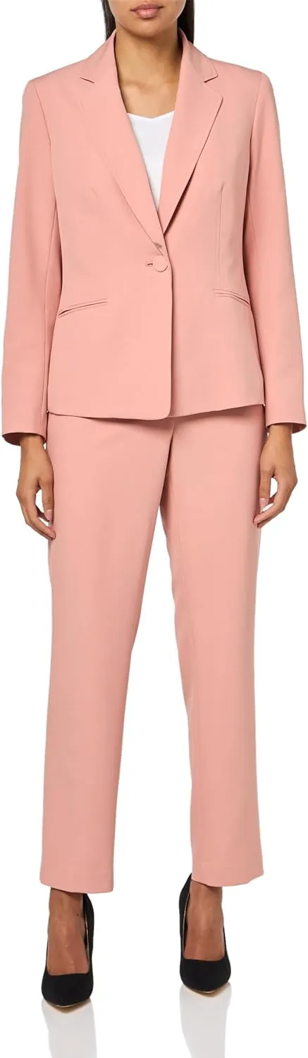 Women's Petite Blazer & Pant, 2pc Set