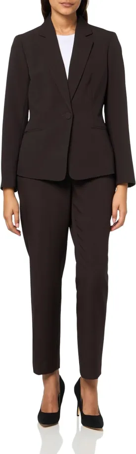 Women's Petite Blazer & Pant, 2pc Set